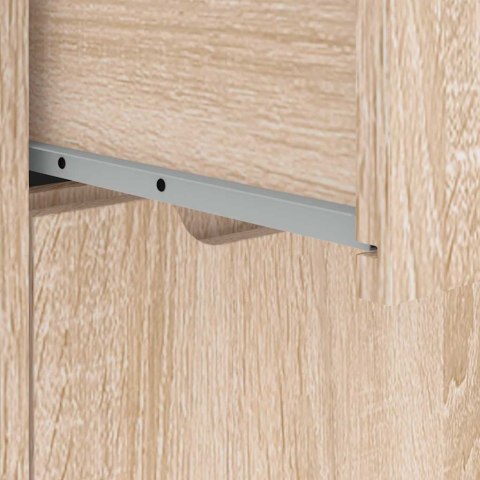 Komoda "VISNES" Dąb Sonoma 60x40x73 cm Drewno klejone Lumarko! Lumarko!