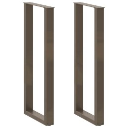 Nogi do stolika kawowego 2 szt. naturalna stal 50x(100-111) cm Lumarko! Lumarko!
