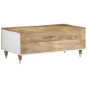  Stolik kawowy, 100x54x40 cm, lite drewno mango Lumarko! Lumarko!