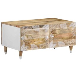 Stolik kawowy, 80x50x40 cm, lite drewno mango Lumarko! Lumarko!
