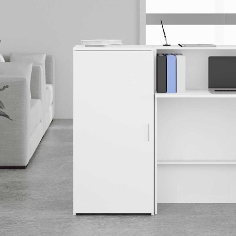  Szafka do przechowywania Biała 50x45x103,5 cm Drewno klejone Lumarko! Lumarko!