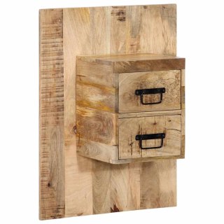  Szafka nocna, 60x32x80 cm, surowe drewno mango Lumarko! Lumarko!