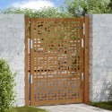 Brama ogrodowa 105x130 cm Stal nierdzewna Krzyż wzór Lumarko! Lumarko!