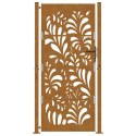 Brama ogrodowa 105x205 cm Stal nierdzewna Wzór fali Lumarko! Lumarko!
