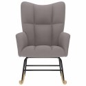  Fotel bujany, kolor taupe, tapicerowany tkaniną Lumarko! Lumarko!