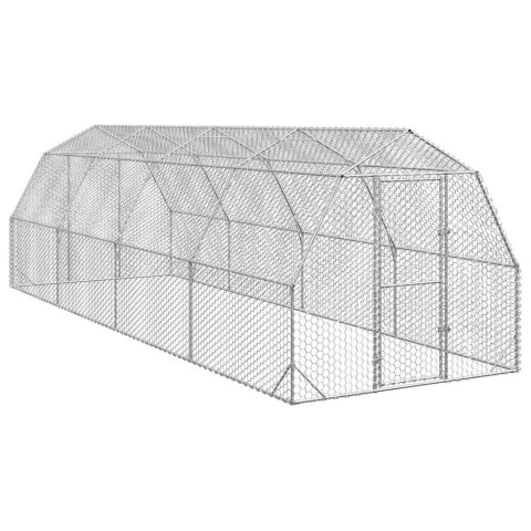 Kurnik dla kur, 2,5x8x2,25 m, stal Lumarko! Lumarko!
