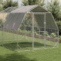  Kurnik z dachem 2,5x4x2,25 m Stal ocynkowana Lumarko! Lumarko!