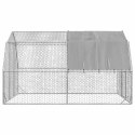  Kurnik z dachem 2,5x4x2,25 m Stal ocynkowana Lumarko! Lumarko!