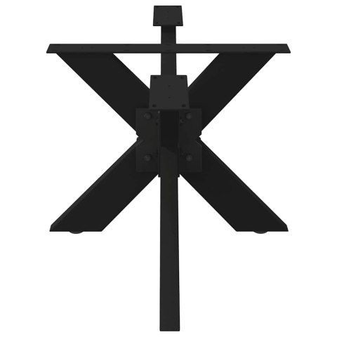  Noga stolika kawowego, czarny, 98x58x(42-43) cm, stal Lumarko! Lumarko!