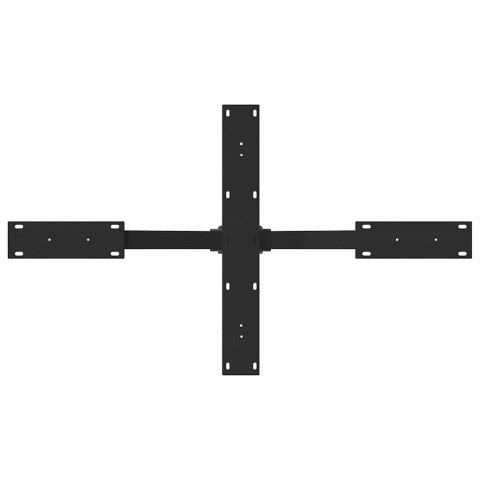  Noga stolika kawowego, czarny, 98x58x(42-43) cm, stal Lumarko! Lumarko!