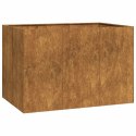  Doniczka Rusty 120x80x80 cm Stal nierdzewna Lumarko! Lumarko!