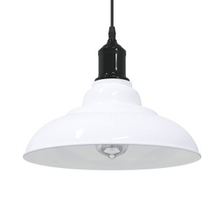  Lampa wisząca z regulacją wysokości E27 połysk biały metal Lumarko! Lumarko!