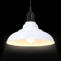  Lampa wisząca z regulacją wysokości E27 połysk biały metal Lumarko! Lumarko!