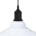  Lampa wisząca z regulacją wysokości E27 połysk biały metal Lumarko! Lumarko!