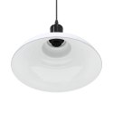  Lampa wisząca z regulacją wysokości E27 połysk biały metal Lumarko! Lumarko!