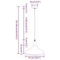  Lampa wisząca z regulacją wysokości E27 połysk biały metal Lumarko! Lumarko!