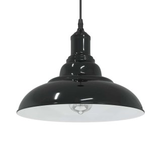  Lampa wisząca z regulacją wysokości E27 połysk czarny metal Lumarko! Lumarko!