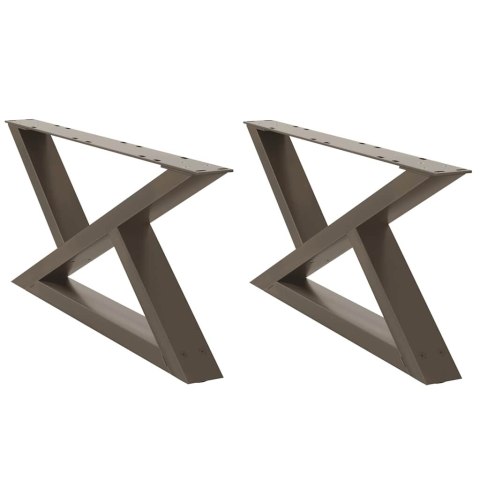  Nogi do stolika kawowego 2 szt. Naturalna stal Stal Lumarko! Lumarko!