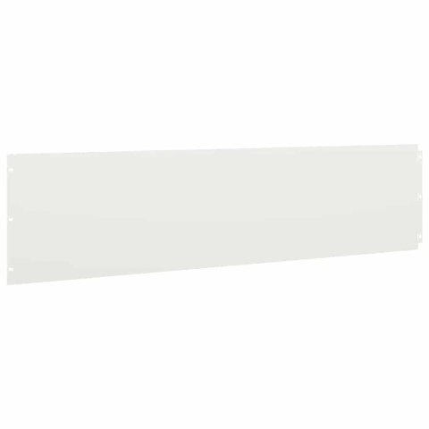 Obrzeża trawnikowe 10 szt. Białe Stal walcowana na zimno Lumarko! Lumarko!