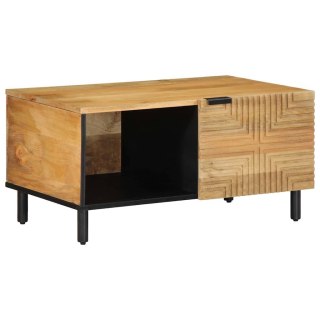  Stolik kawowy Brązowy 80x50x40 cm Drewno lite Mango Lumarko! Lumarko!