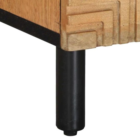  Szafka nocna Brązowa 40x33x46 cm Drewno lite Mango Lumarko! Lumarko!