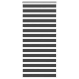 Roleta zebra, czarna, szerokość tkaniny 100,9 cm, poliester Lumarko! Lumarko!