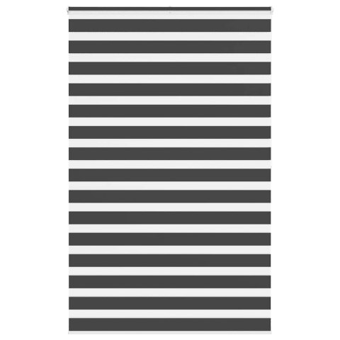  Roleta zebra, czarna, szerokość tkaniny 135,9 cm, poliester Lumarko! Lumarko!