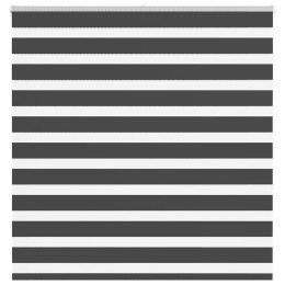 Roleta zebra, czarna, szerokość tkaniny 135,9cm, poliester Lumarko! Lumarko!