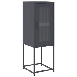  Komoda Antracyt 36x39x107 cm Stal walcowana na zimno Lumarko! Lumarko!