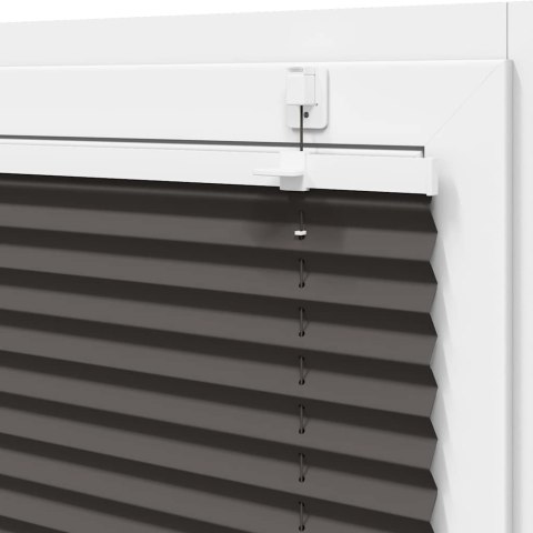 Roleta plisowana czarna 110x200 cm Szerokość tkaniny 109,4 cm Lumarko! Lumarko!