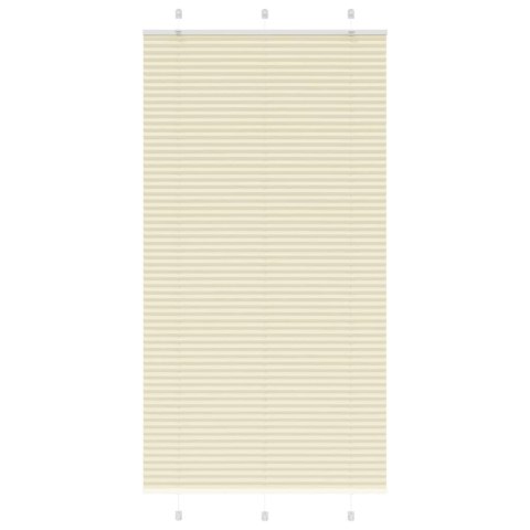  Roleta plisowana kremowa 105x200 cm Szerokość tkaniny 104,4cm Lumarko! Lumarko!