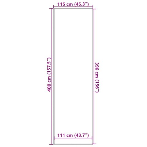  Wycieraczka Szara 115x400 cm Lumarko! Lumarko!
