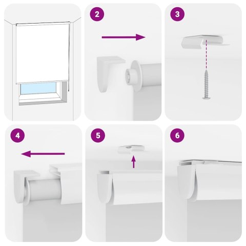  Roleta prysznicowa z kasetą 160x240 cm Szerokość tkaniny 156 cm Lumarko! Lumarko!