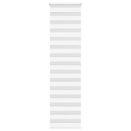 Roleta zebra, biała, szerokość tkaniny 55,9 cm, poliester Lumarko! Lumarko!