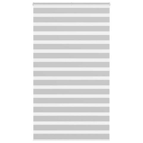  Roleta zebra, jasnoszara, szerokość tkaniny 125,9cm, poliester Lumarko! Lumarko!