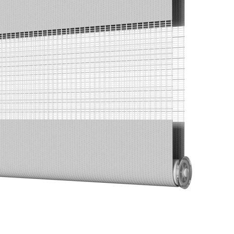  Roleta zebra, jasnoszara, szerokość tkaniny 125,9cm, poliester Lumarko! Lumarko!