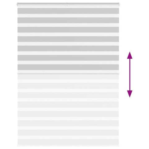  Roleta zebra, jasnoszara, szerokość tkaniny 150,9cm, poliester Lumarko! Lumarko!