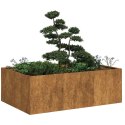  Doniczka Rusty 120x80x40 cm Stal nierdzewna Lumarko! Lumarko!