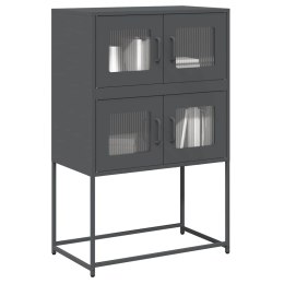  Komoda wysoka Antracyt 68x39x107 cm Stal Lumarko! Lumarko!