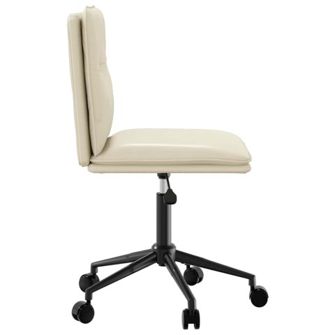 Krzesło stołowe, kremowe, sztuczna skóra Lumarko! Lumarko!