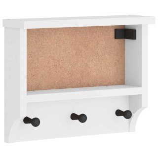  Wieszak ścienny na ubrania SANDNES 45x12x35cm Drewno lite Sosna Lumarko! Lumarko!