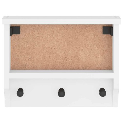  Wieszak ścienny na ubrania SANDNES 45x12x35cm Drewno lite Sosna Lumarko! Lumarko!