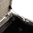  Skrzynia ogrodowa jasnoszara 110x50x58 cm polirattan Lumarko! Lumarko!
