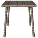 Stolik kawowy ogrodowy prostokątny szary 60x40x37 cm polirattan Lumarko! Lumarko!