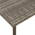  Stolik kawowy ogrodowy prostokątny szary 60x40x37 cm polirattan Lumarko! Lumarko!