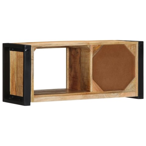  Szafka RTV 80x30x35 cm lite drewno surowe mango Lumarko! Lumarko!