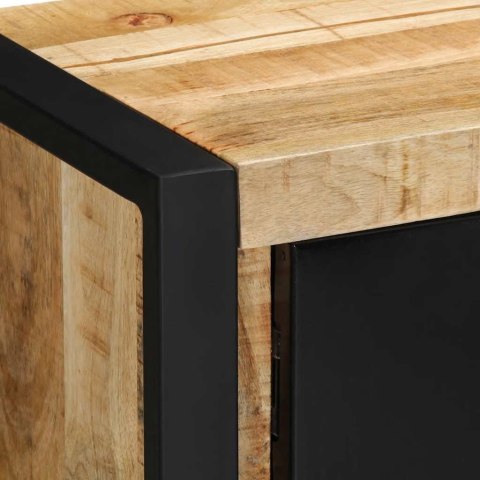  Szafka RTV 80x30x35 cm lite drewno surowe mango Lumarko! Lumarko!