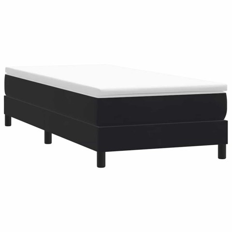  Łóżko Box Spring bez materaca Czarne 100x210 cm Aksamit Lumarko! Lumarko!