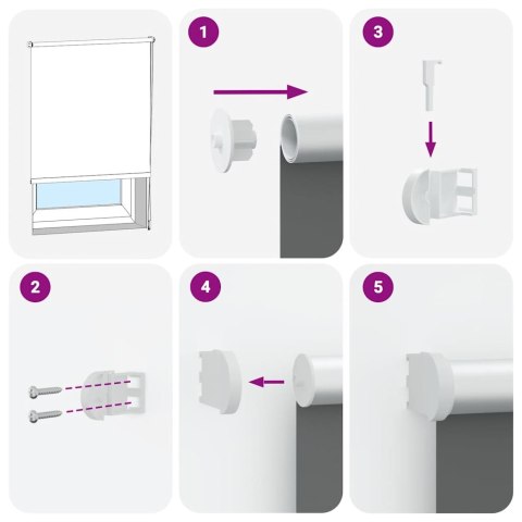 Roleta zaciemniająca 155x230 cm Szerokość tkaniny 151,6cm Lumarko! Lumarko!