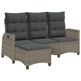  Rozkładana Sofa Ogrodowa z Poduszkami L-kształtna Szara Lumarko! Lumarko!